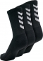 Preview: Hummel 3er Pack Sportsocken Fundamental - Schwarz